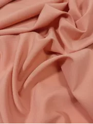 Podszewka z lycrą 👗 poliester na sukienkę ciemny łosoś ✂ YardTkaniny ✂