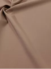 Podszewka z lycrą 👗 poliester na sukienkę ciemny beż  ✂ YardTkaniny ✂