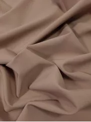 Podszewka z lycrą 👗 poliester na sukienkę ciemny beż  ✂ YardTkaniny ✂