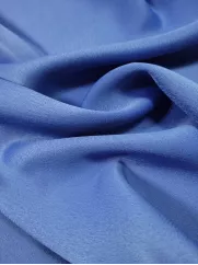 Satynowana żorżeta 👗 materiał sukienkowy chaber ✂ YardTkaniny ✂