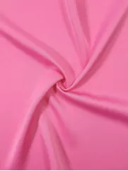 Satynowana żorżeta 👗 materiał sukienkowy różowy ✂ YardTkaniny ✂