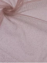 Tiul 👗 siatka brudny różz brokatem błysk na sukienki ✂ YardTkaniny ✂