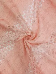 Koronka ażurowa👗sukienka zwiewna boho różowa na lato  ✂ YardTkaniny ✂