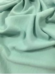 American Krepa 👗 delikatna tkanina na sukienkę mięta ✂ YardTkaniny ✂