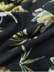 Wiskoza  w liście 👗 materiał na jesienną spódnice ✂ YardTkaniny ✂