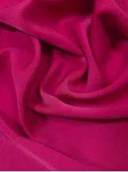 Satyna 👗 materiał sztuczny jedwab na sukienkę fuksja ✂ YardTkaniny ✂