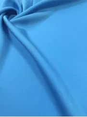 Satyna 👗 sztuczny jedwab na sukienkę niebieski ✂ YardTkaniny ✂