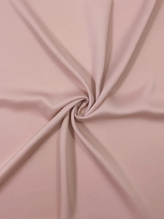 Satynowana żorżeta 👗 materiał sukienkowy różowy ✂ YardTkaniny ✂