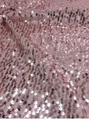 Miękki cekin na welurze 👗 materiał na dekoracje róż ✂YardTkaniny✂