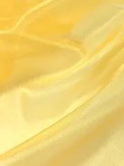 Organza 👗 tkanina dekoracyjna na sukinkę żółty ✂YardTkaniny✂