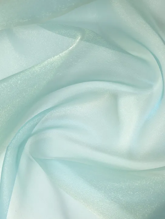 Organza 👗 tkanina dekoracyjna tkanina na sukienkę mięta ✂YardTkaniny✂