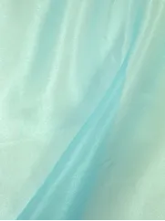 Organza 👗 tkanina dekoracyjna na sukienkę jasny turkus ✂YardTkaniny✂