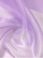Organza 👗 tkanina dekoracyjna na sukienkę lawenda ✂YardTkaniny✂