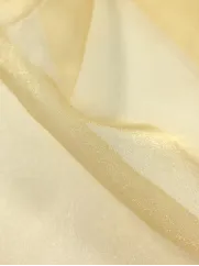 Organza 👗 tkanina dekoracyjna na sukienkę złoto ✂YardTkaniny✂