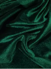 Welur Kuba 👗 mięciutki materiał na sukienke zieleń ✂ YardTkaniny ✂