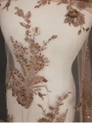 Koronka na wesele 👗 w kwiaty na sukienkę elegancką ✂ YardTkaniny ✂