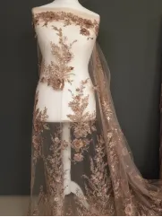 Koronka na wesele 👗 w kwiaty na sukienkę elegancką ✂ YardTkaniny ✂