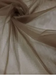 TIUL miękki - ciemny brąz BELKA 3m X 50m