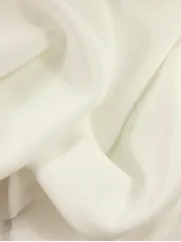 Merino Żorżeta 👗ecru materiał na sukienki spódnice ✂ YardTkaniny ✂