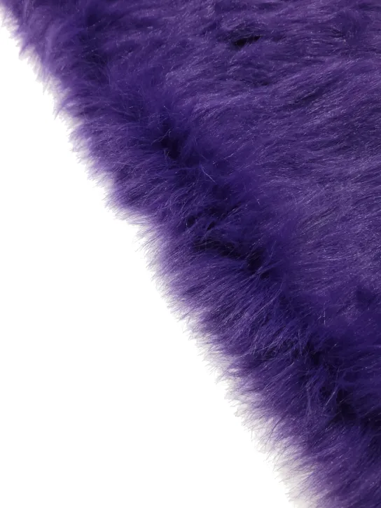 Sztuczne futro👗  futerko na brode fursuit fiolet  ✂ YardTkaniny ✂