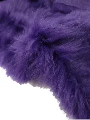 Sztuczne futro👗  futerko na brode fursuit fiolet  ✂ YardTkaniny ✂