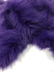 Sztuczne futro👗  futerko na brode fursuit fiolet  ✂ YardTkaniny ✂