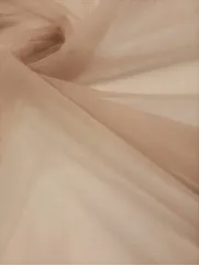 Tiul siatka 👗 miękki brąz na sukienki ✂ YardTkaniny ✂