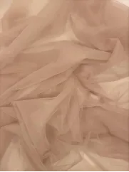 Tiul siatka 👗 miękki brąz na sukienki ✂ YardTkaniny ✂
