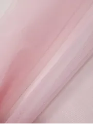 Tiul Siatka dekoracje 👗 sztywna na sukienkę jasny róż ✂ YardTkaniny ✂