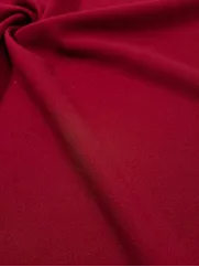 Nurek krepa👗 czerwony materiał na spodnie ✂ YardTkaniny ✂