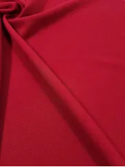 Nurek krepa👗 czerwony materiał na spodnie ✂ YardTkaniny ✂