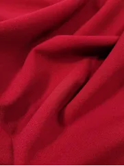 Nurek krepa👗 czerwony materiał na spodnie ✂ YardTkaniny ✂