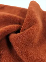 Alpaka 👗 rudo brązowy materiał na płaszcz ✂ YardTkaniny ✂