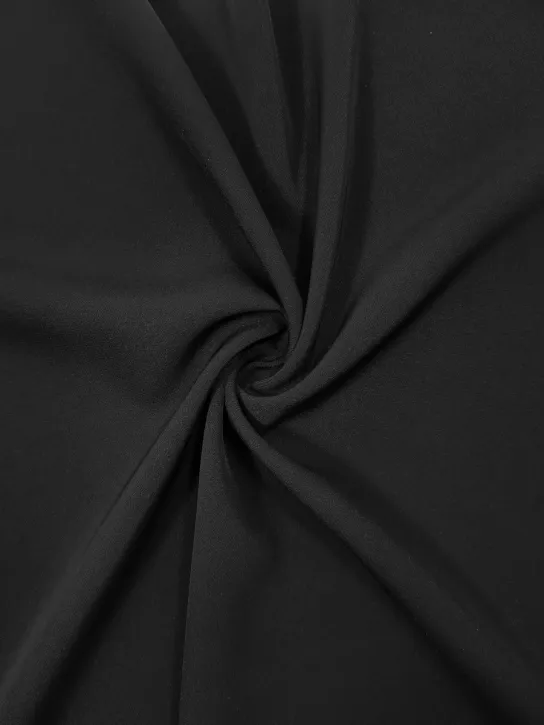 tkanina krepa 👗przewiewny materiał  black na spódnicę ✂ YardTkaniny ✂