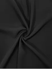 tkanina krepa 👗przewiewny materiał  black na spódnicę ✂ YardTkaniny ✂