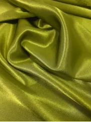 Żorżeto Atłas 👗 dekoracyjna tkanina limonka na obrus ✂ YardTkaniny ✂
