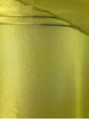 Żorżeto Atłas 👗 dekoracyjna tkanina limonka na obrus ✂ YardTkaniny ✂