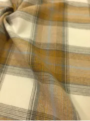 Flanela bawełniana 👗 ciepły materiał na koszule ✂ YardTkaniny ✂