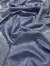 Dzianina z metalicznym błyskiem - jeans