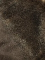 Sztuczne futro👗 na brode fursuit czekoladowy brąz ✂ YardTkaniny ✂