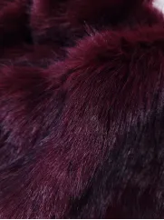 Sztuczne futro👗 na brode fursuit czekoladowy brąz ✂ YardTkaniny ✂