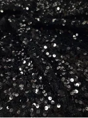 Miękki cekin na welurze 👗 złoty materiał na ścianki ✂ YardTkaniny ✂
