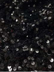 Miękki cekin na welurze 👗 złoty materiał na ścianki ✂ YardTkaniny ✂