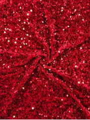 Miękki cekin na welurze 👗 złoty materiał na ścianki ✂ YardTkaniny ✂