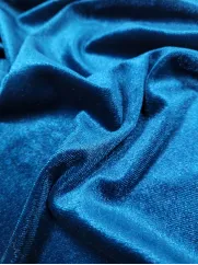 Welur Kuba 👗 mięciutki materiał na sukienke turkus ✂ YardTkaniny ✂