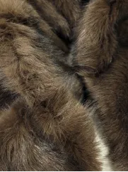 Sztuczne futro👗 na brode fursuit czekoladowy brąz ✂ YardTkaniny ✂