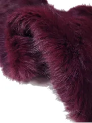 Sztuczne futro👗 na brode fursuit czekoladowy brąz ✂ YardTkaniny ✂