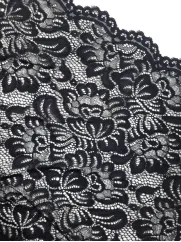 Koronka 👗 gipiura czarna w kwiaty na sukienkę ✂ YardTkaniny ✂