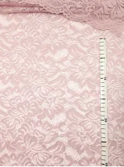 Koronka 👗 gipiura różowa w kwiaty na sukienkę ✂ YardTkaniny ✂