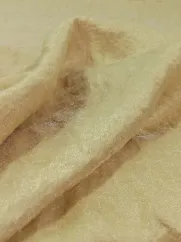 Tkanina kryształek 👗 materiał beżowa na sukienkę  ✂ YardTkaniny ✂